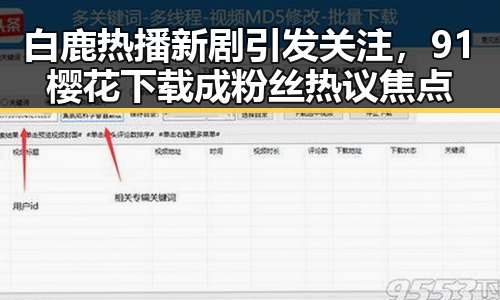 白鹿热播新剧引发关注,91樱花下载成粉丝热议焦点